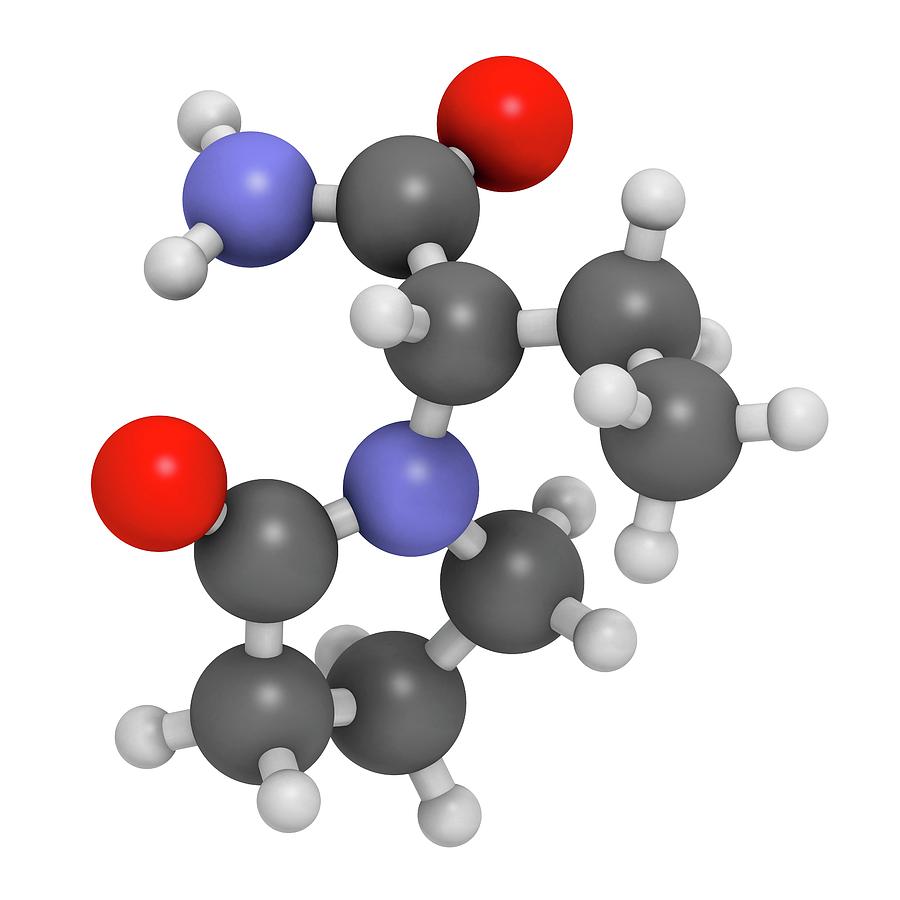 Levetiracetam Epilepsy Drug Molecule Photograph by Molekuul - Pixels