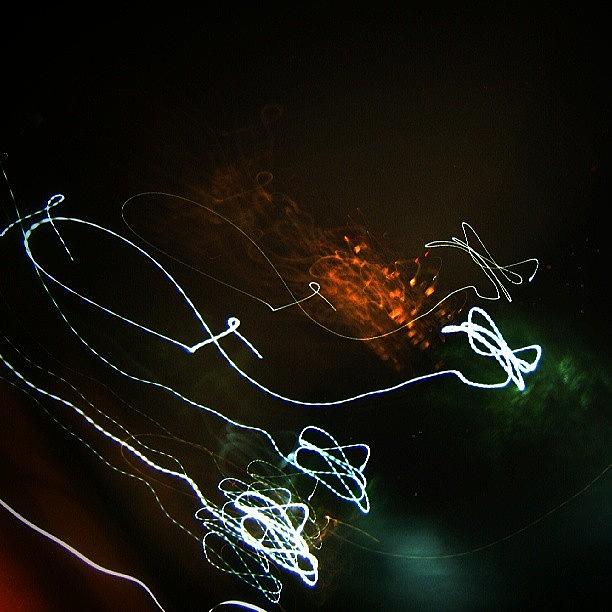 Abstract Photograph - #light #move #blur #blurry #cars #night #3 by Joe Giampaoli