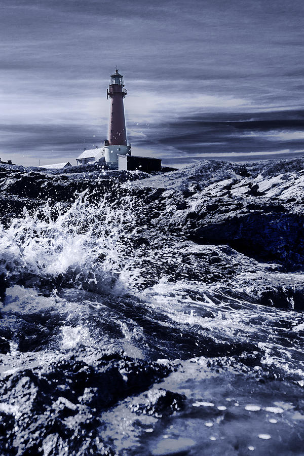 Summer Photograph - Lighthouse by Finn Olav Olsen