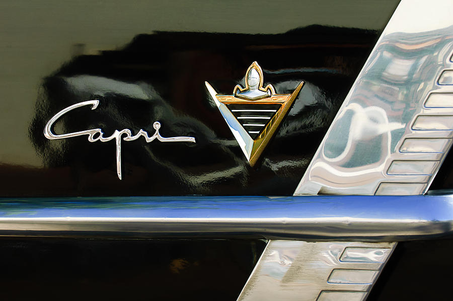 Lincoln Capri Emblem #3 Photograph by Jill Reger
