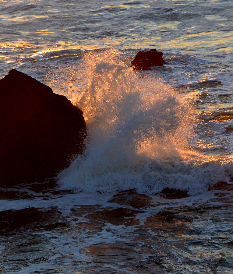 Linda Mar Beach at Sunset #3 Photograph by Dean Ferreira