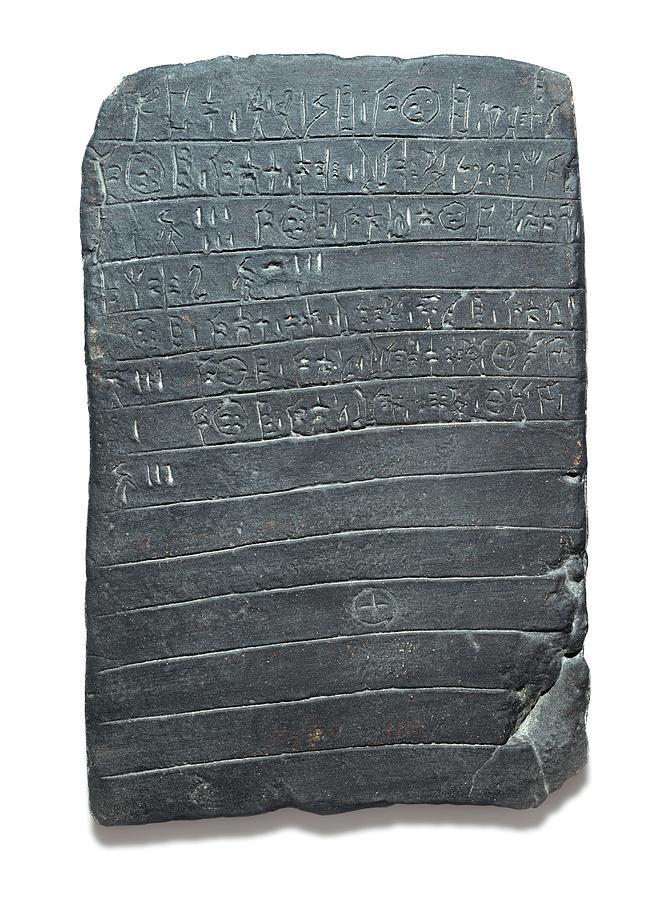Winslow Homer Photograph - Linear B Tablet #3 by David Parker