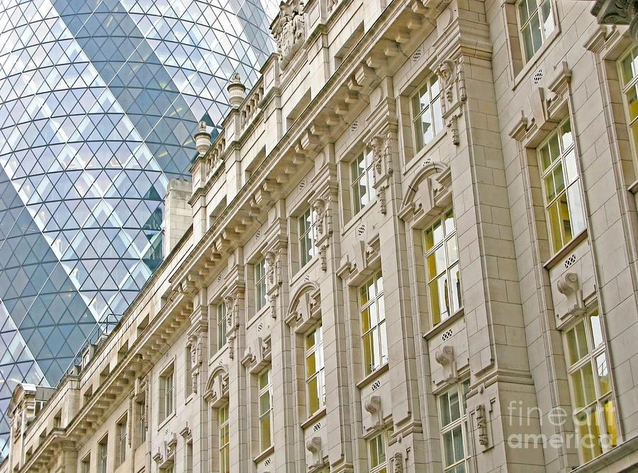 London Contrast Photograph by Ann Horn