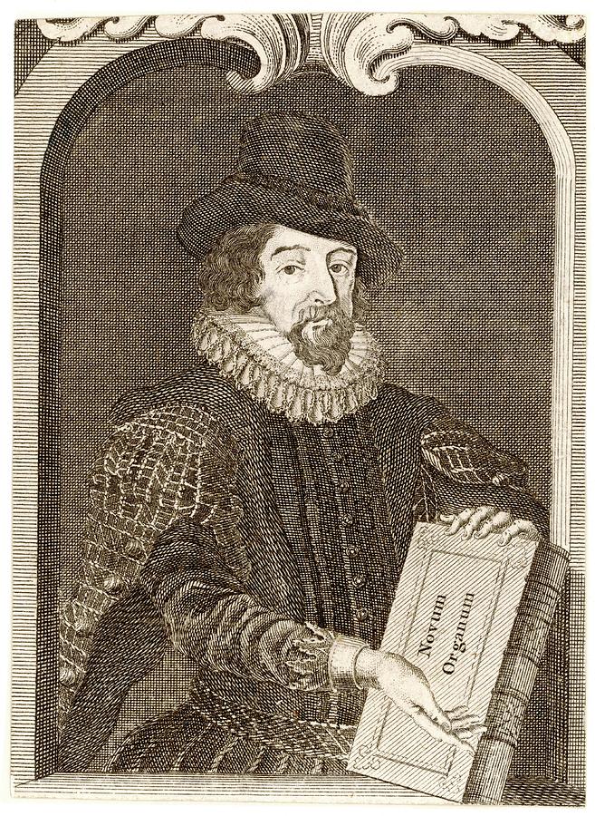 Lord Francis Bacon Viscount St Albans Drawing by Mary