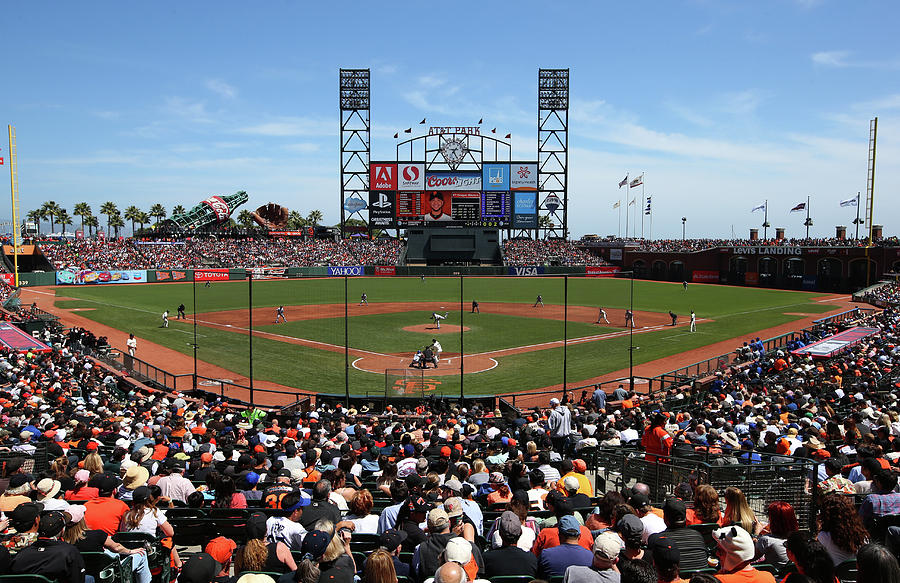 Los Angeles Dodgers V. San Francisco by Brad Mangin