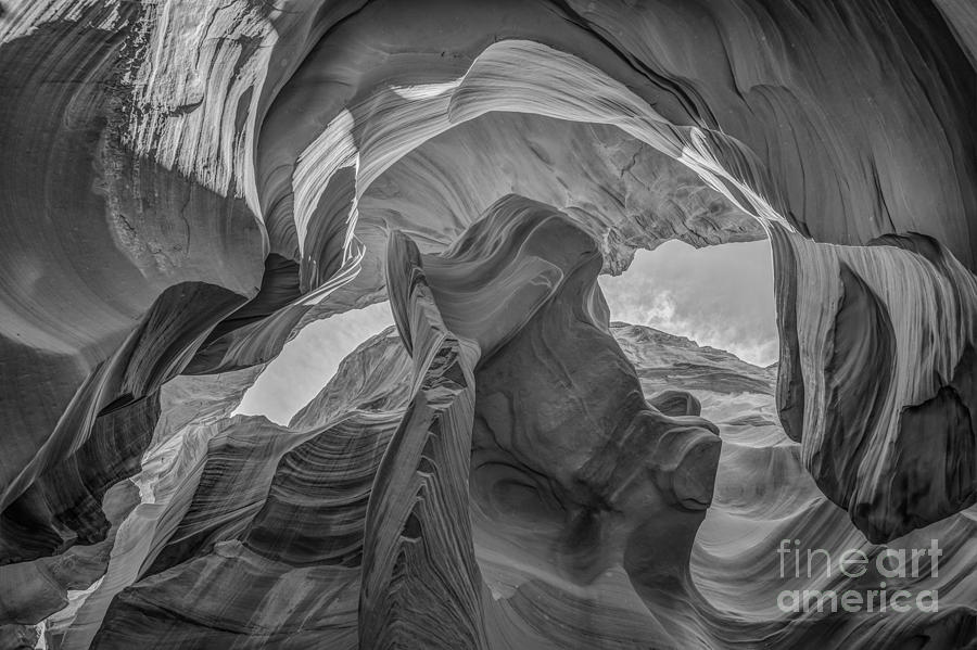 Lower Antelope Canyon BW #3 Photograph by Michael Ver Sprill