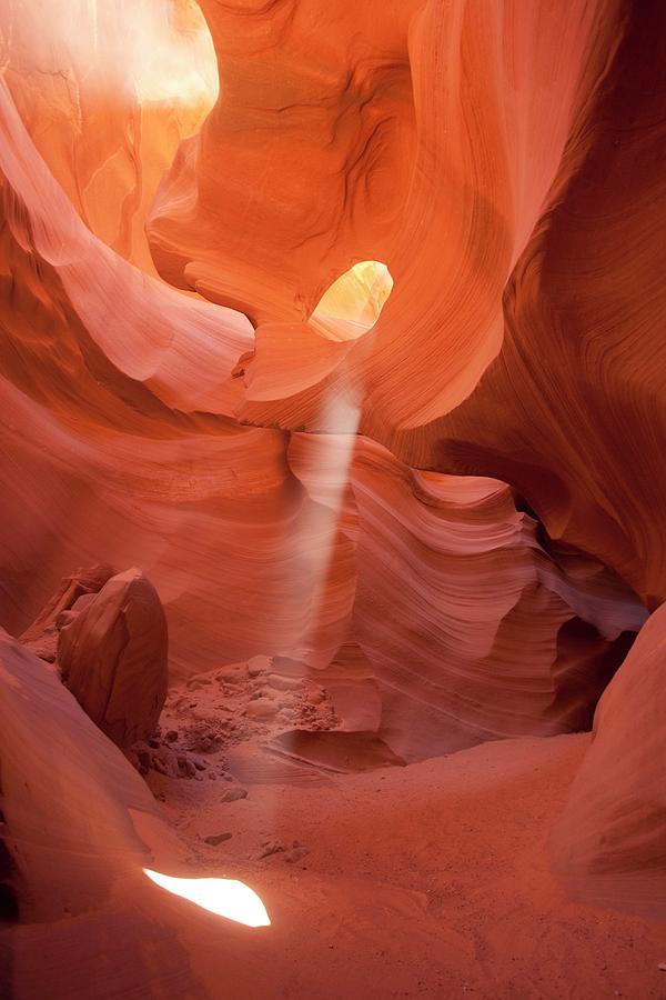 Pattern Photograph - Lower Antelope Slot Canyon #3 by Peter Menzel