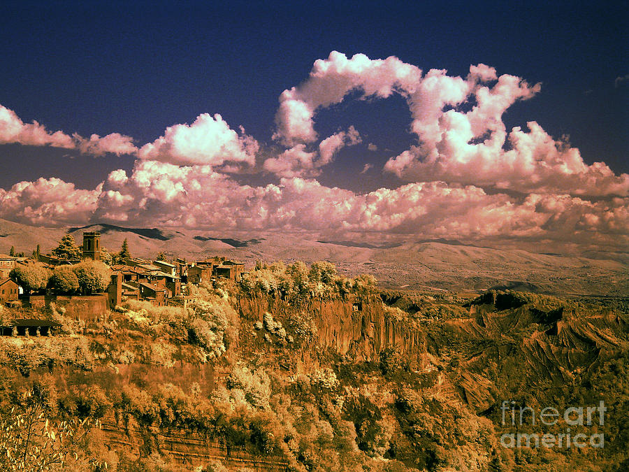 Lubriano, Italy, Infrared Photo #3 Photograph by Tim Holt