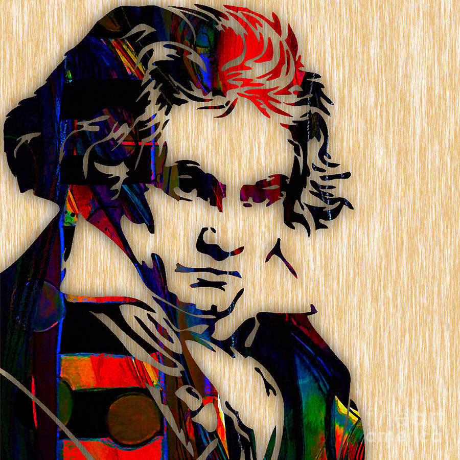 Ludwig Van Beethoven Collection #3 Mixed Media by Marvin Blaine