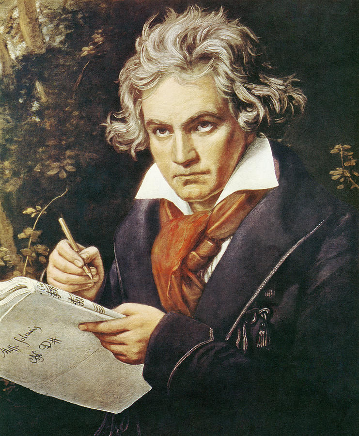 Л б бетховен. Бетховен портрет композитора. Людвига Ван Бетховена (1770–1827).