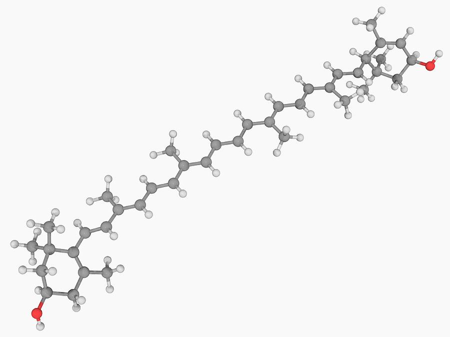 Lutein Molecule Photograph by Laguna Design/science Photo Library Pixels