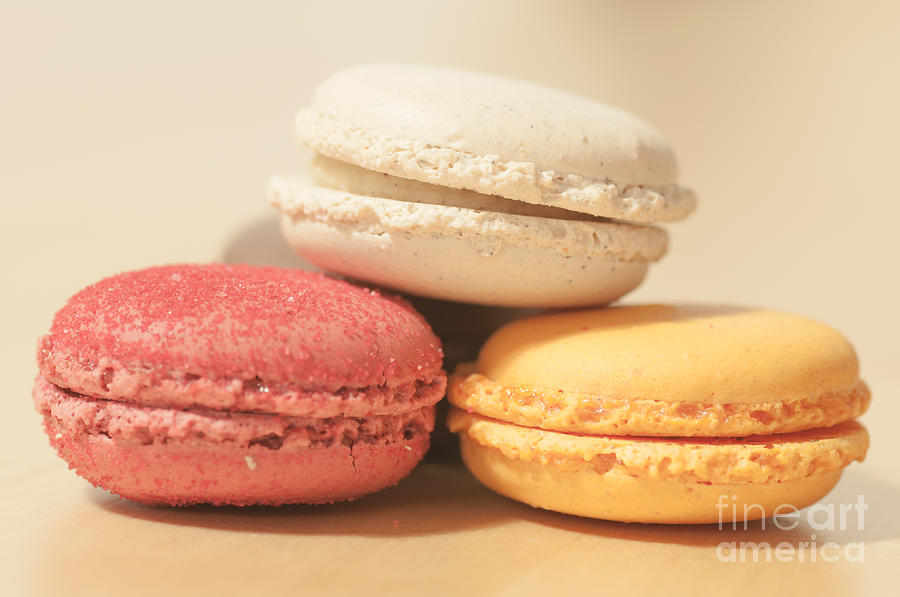 Cake Photograph - Macaroons #3 by Alexandra C R