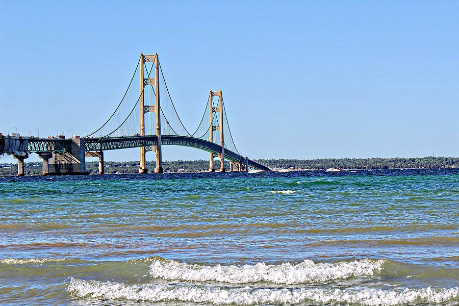 Mackinac Bridge Photograph by St Onge Fine Art America