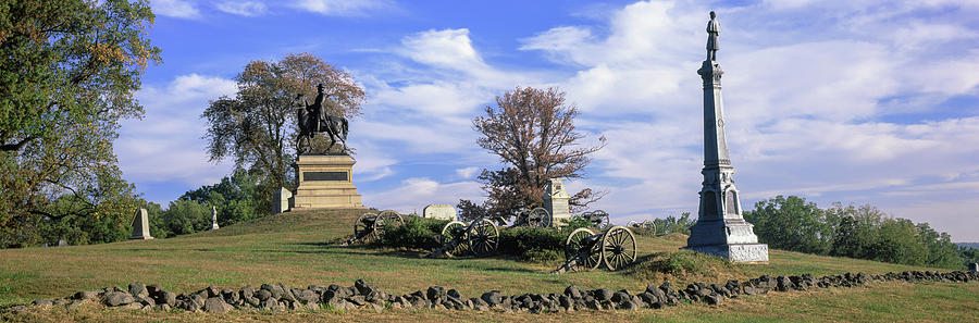 Gettysburg National Park Photograph - Major General Winfield Scott Hancock #3 by Panoramic Images