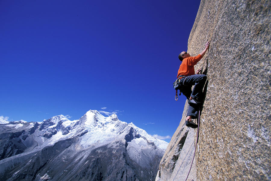 Man Rock Climbing Photograph By Corey Rich Fine Art America