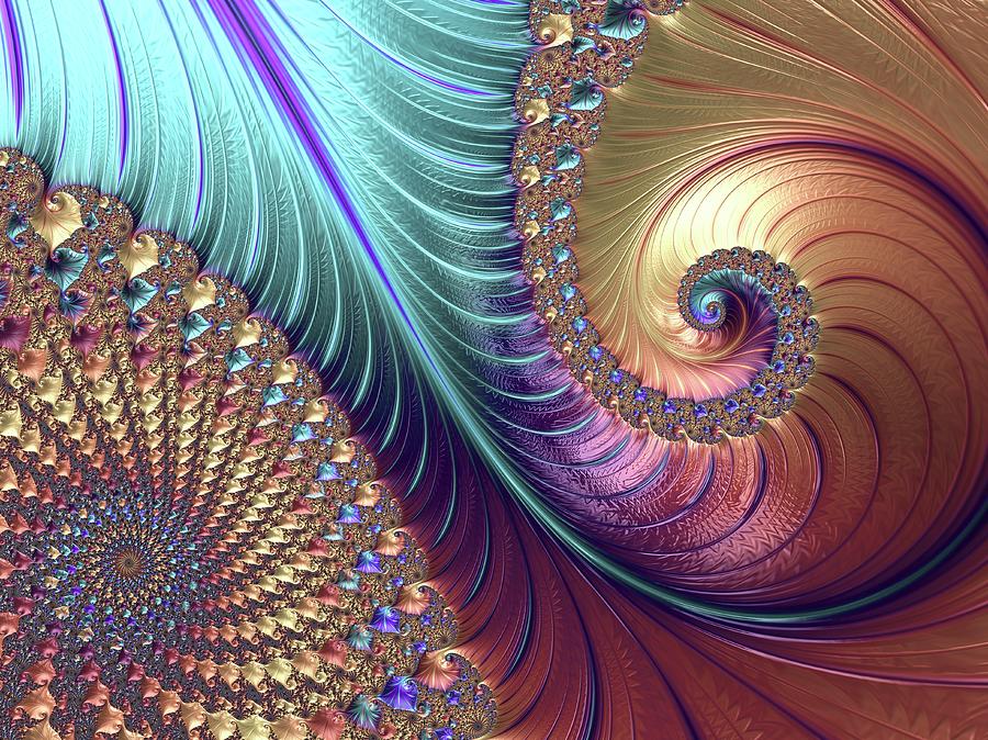 Abstract Photograph - Mandelbrot Fractal #3 by Alfred Pasieka