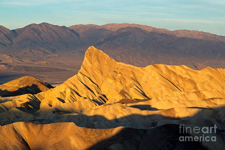 Manly Beacon Zabrinskie Point Death Valley National Park #3 Photograph by Fred Stearns