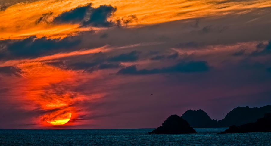 Manzanillo Sunset Photograph by Tommy Farnsworth