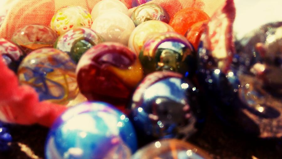 Ball Photograph - Marbles #3 by Candy Floss Happy
