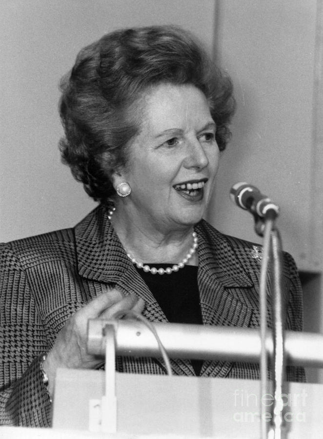 Margaret Thatcher #3 Photograph by David Fowler