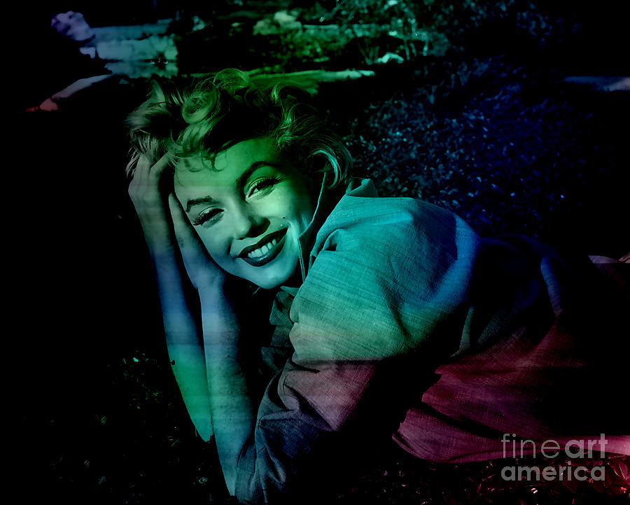 Marilyn Monroe #3 Mixed Media by Marvin Blaine