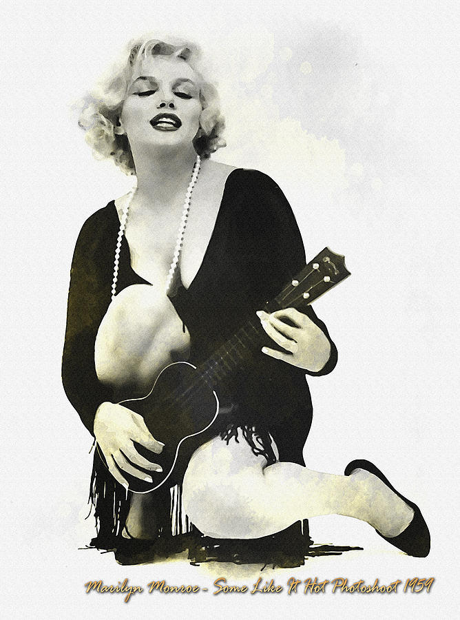 Marilyn Monroe Some Like It Hot Photoshoot 1959 Digital Art By Don