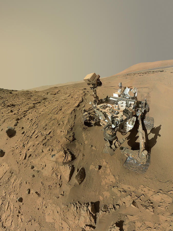 Mars Curiosity Rover Self-portrait #3 Photograph by Nasa/jpl-caltech/msss