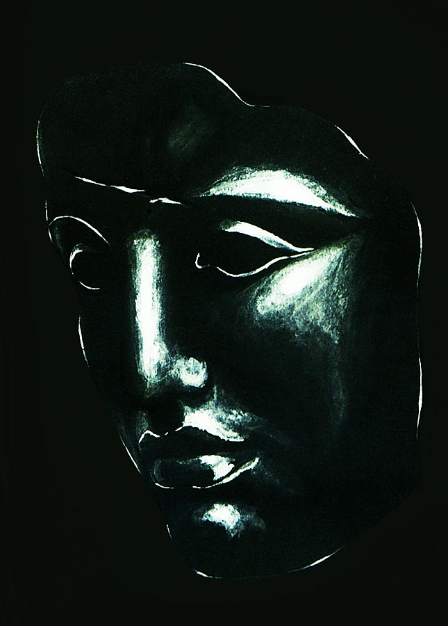 Mask #3 Painting by Hartmut Jager