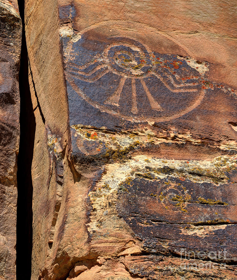 McConkie Ranch Petroglyph - Utah Photograph by Gary Whitton