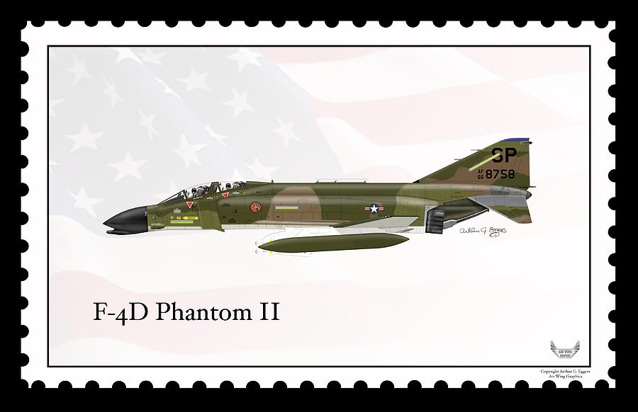 McDonnell Douglas F-4D Phantom II #3 Digital Art by Arthur Eggers