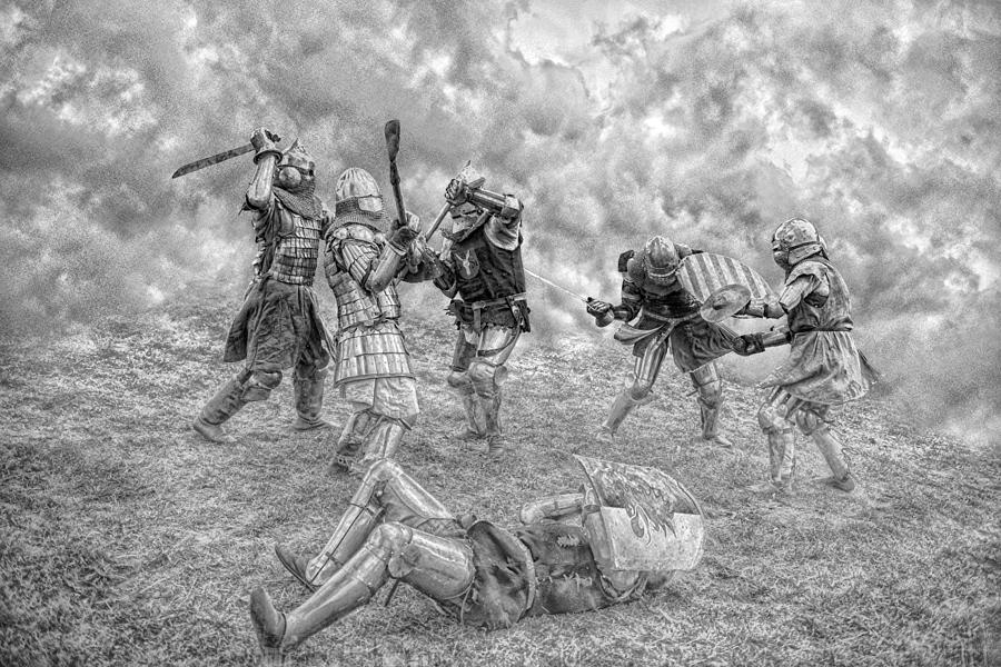 Medieval battle #3 Photograph by Jaroslaw Grudzinski