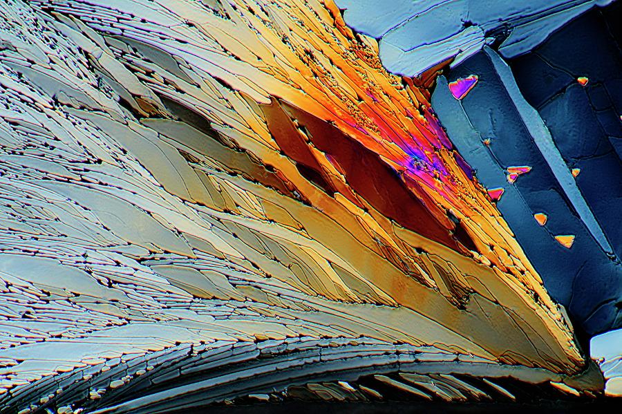 Chemical Photograph - Metformin Drug Crystals #3 by Antonio Romero