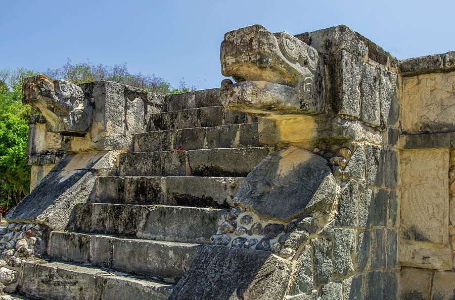 Mayan Photograph - Mexico, Yucatan, Chichen Itza #3 by Jerry Ginsberg