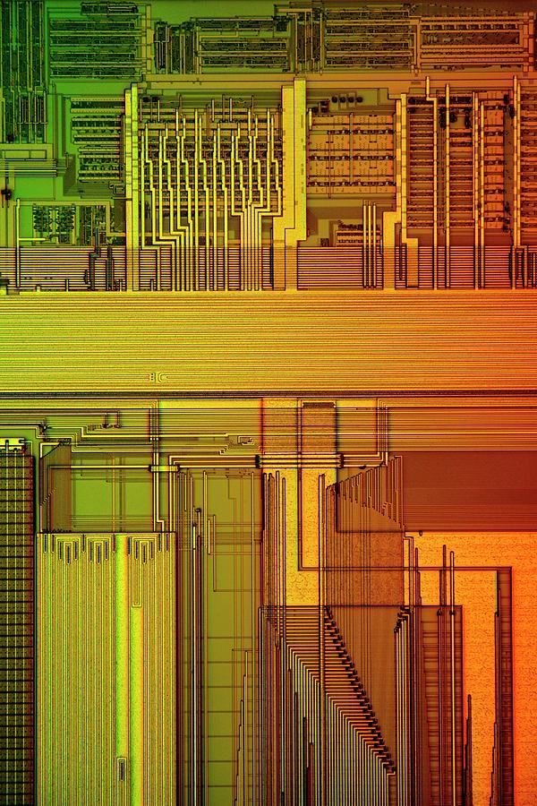 It Movie Photograph - Microprocessor Components #3 by Antonio Romero