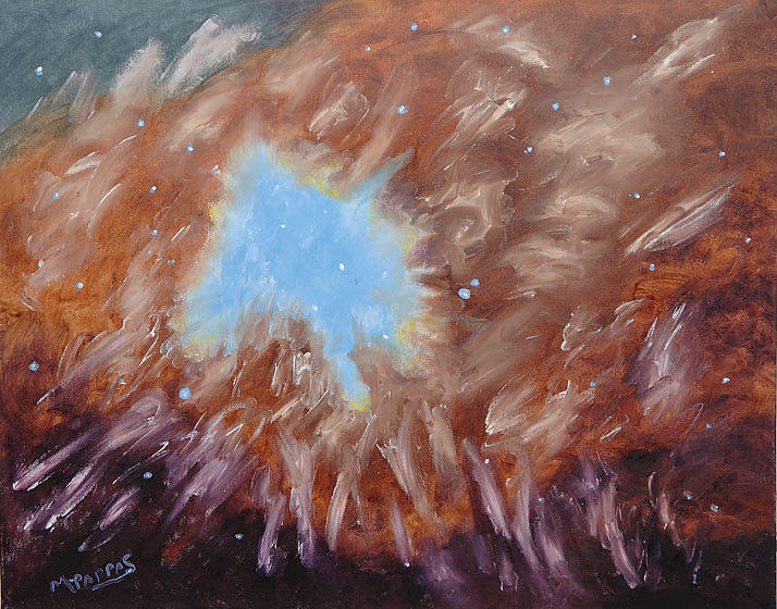 Milky Way Painting - Milky Way #3 by Margaret Pappas