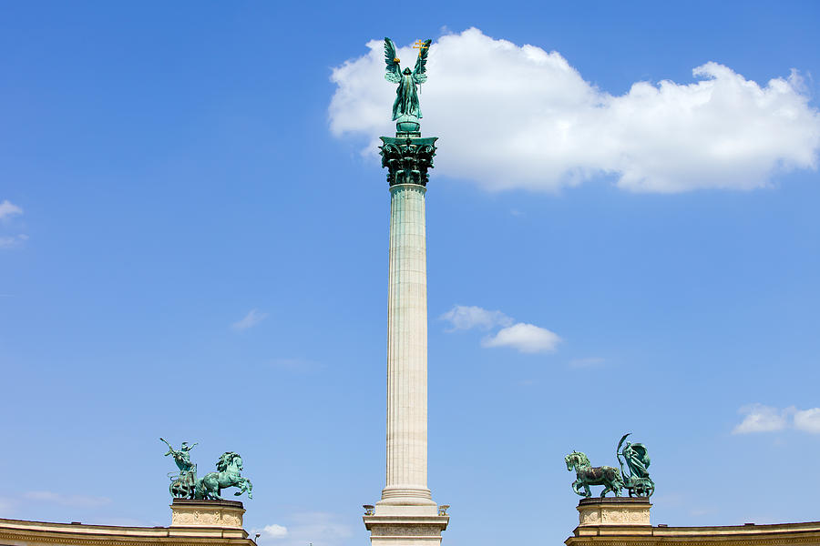 Landmark Photograph - Millennium Monument in Budapest #3 by Artur Bogacki