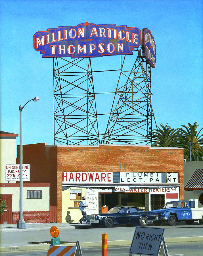 Million Article Thompson #1 Painting by Michael Ward