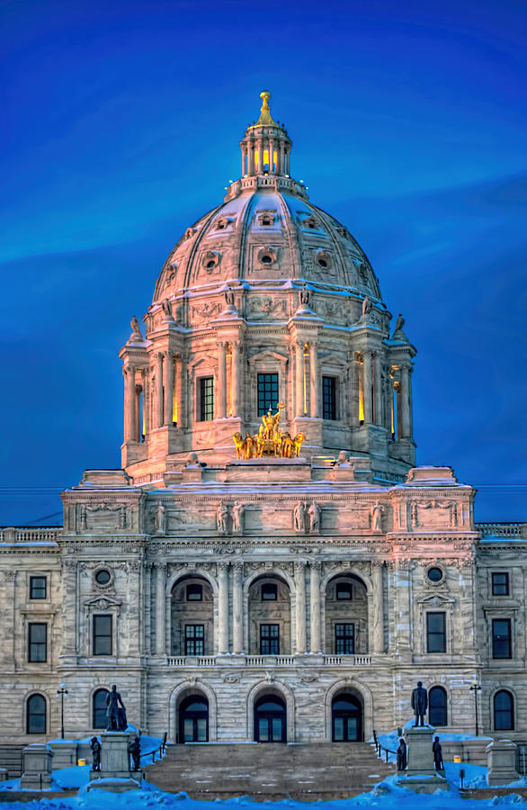 Minnesota State Capitol St Paul #3 Photograph by Amanda Stadther