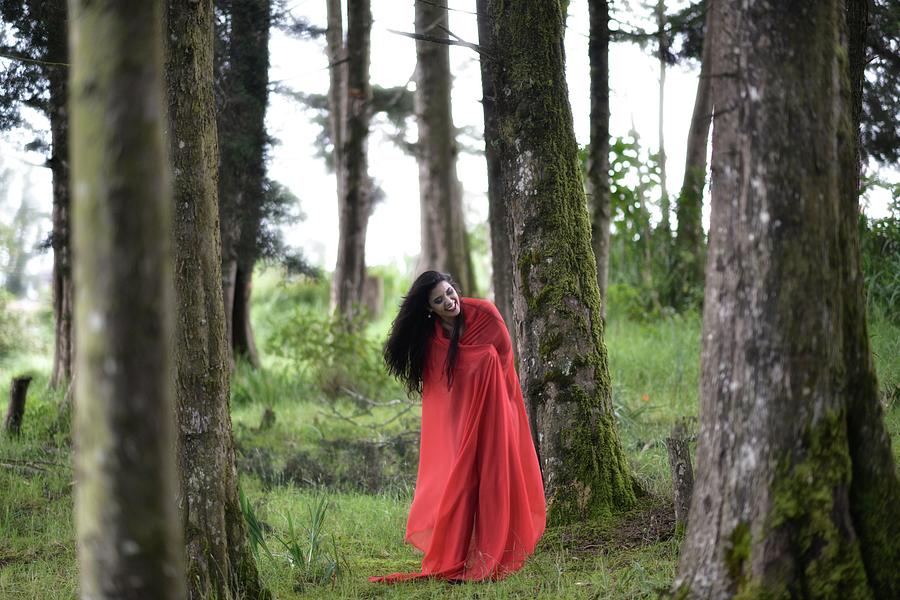 Modern Little Red Riding Hood Photograph by Kike Calvo