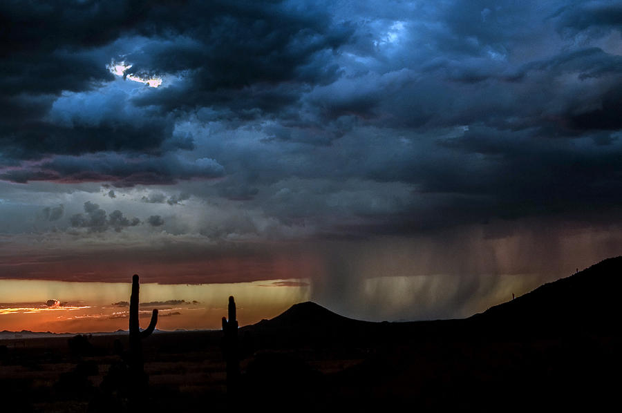Monsoon Sunset #4 Photograph by Tam Ryan