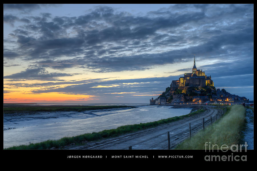 Mont Saint Michel #3 Photograph by Jorgen Norgaard