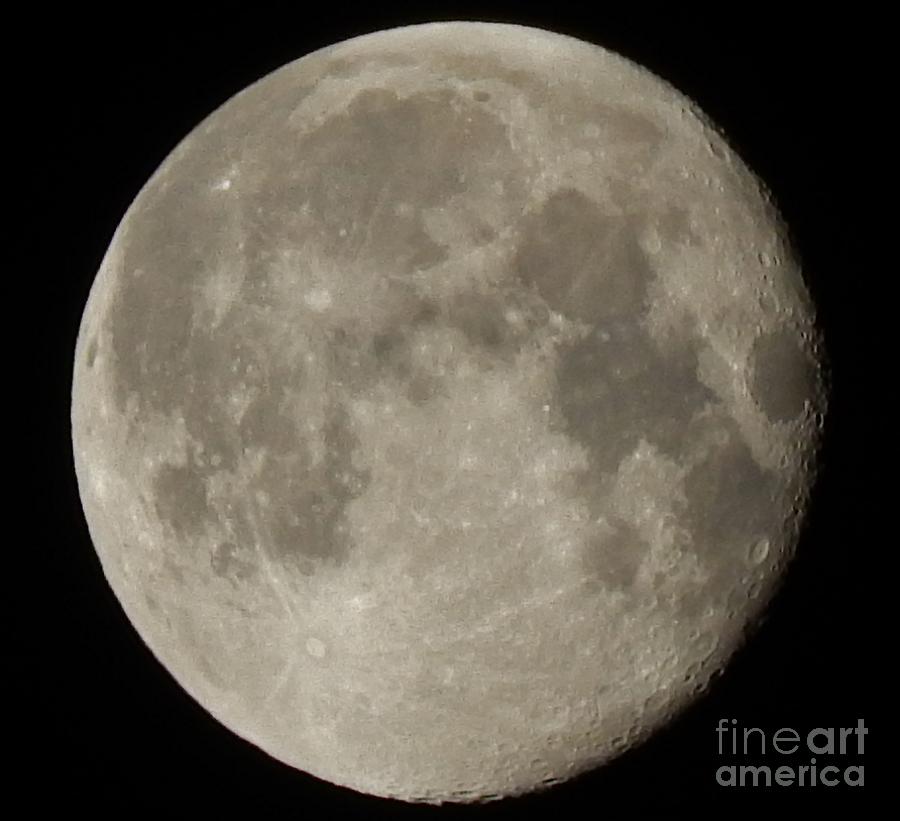 Space Photograph - Moon #3 by Jennifer Kimberly