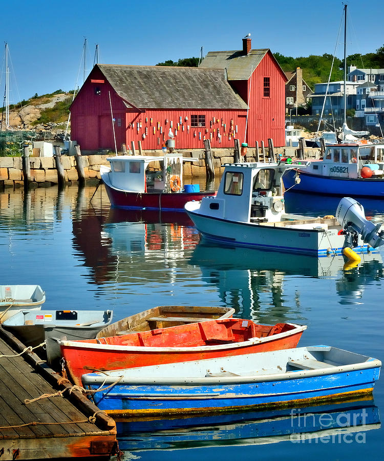 Motif Number One Rockport Lobster Shack Maritime #2 Photograph by Jon Holiday