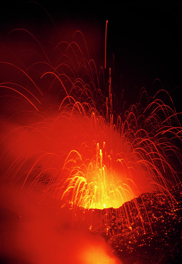 Mount Etna Volcano Erupting #3 Photograph by Jeremy Bishop/science Photo Library