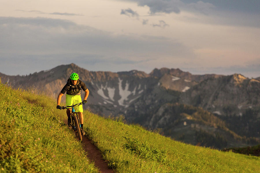 Bobsled trail Salt Lake City mountain biking - YouTube