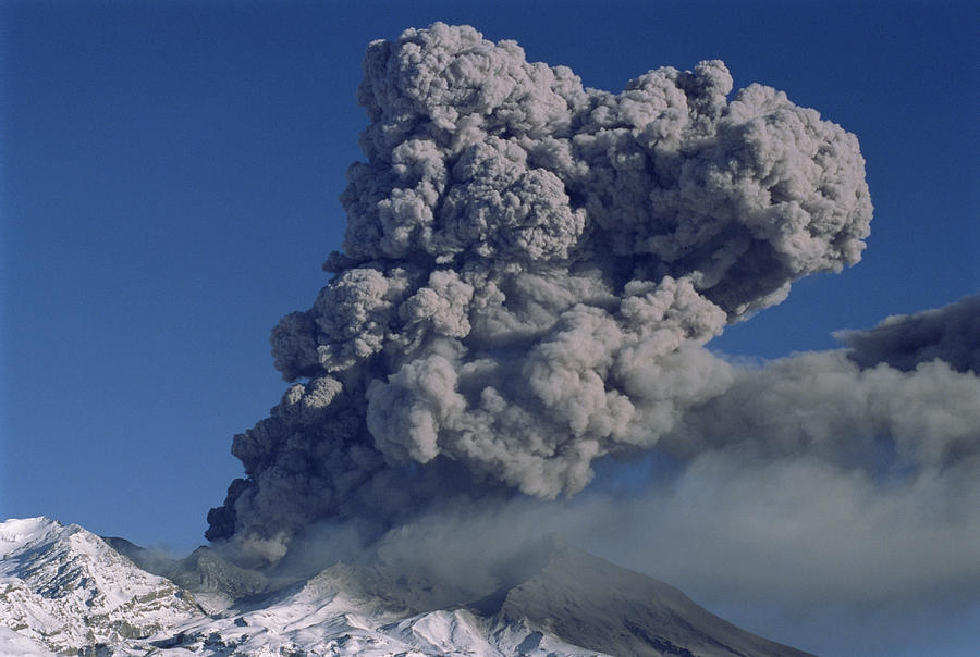 Mt Ruapehu 1996 Eruption New Zealand #3 Photograph by Tui De Roy