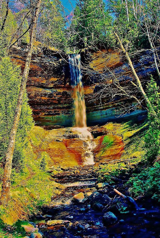 Munising Falls Photograph by Daniel Thompson