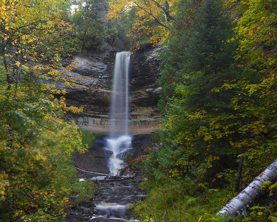 Munising Falls #3 Photograph by Jack R Perry