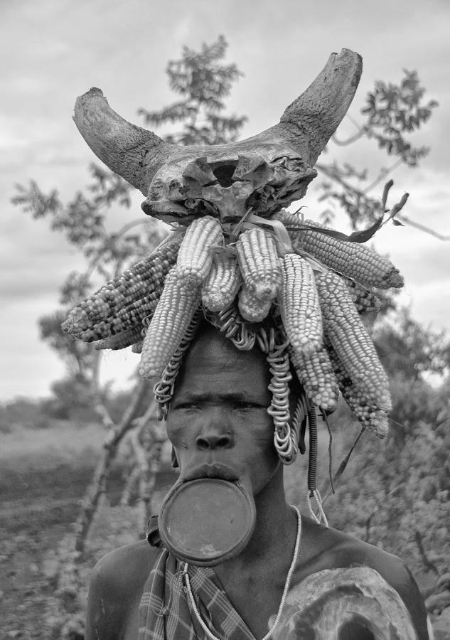 Mursi Tribe Ethiopia Photograph by Rod Waddington - Fine Art America