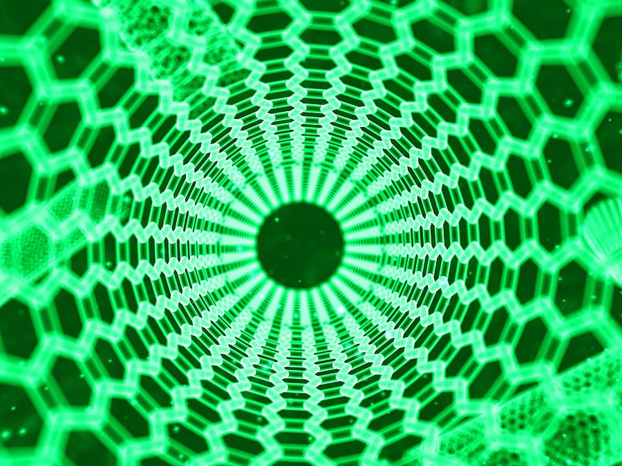 Nano Tube #3 Photograph by Sebastian Kaulitzki/science Photo Library